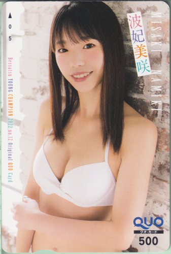 波妃美咲 別冊ヤングチャンピオン 2022年12月号 クオカード