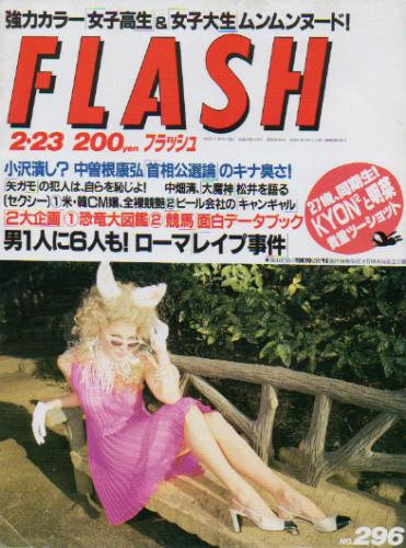  FLASH (フラッシュ) 1993年2月23日号 (296号) 雑誌