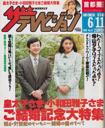  週刊ザテレビジョン 1993年6月11日号 (No.23) 雑誌