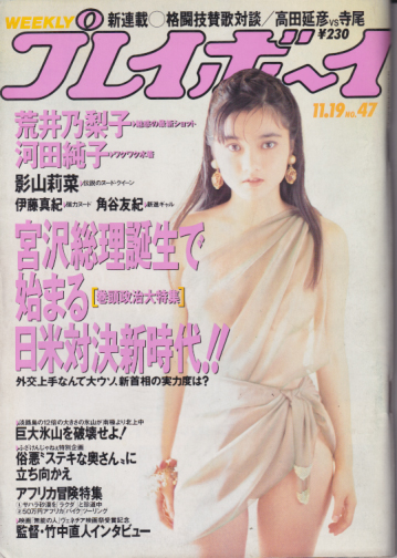  週刊プレイボーイ 1991年11月19日号 (No.47) 雑誌