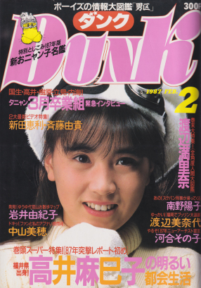  ダンク/Dunk 1987年2月号 (4巻 2号) 雑誌