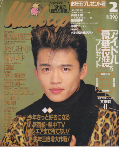  ウインク・アップ/Wink up 1993年2月号 雑誌