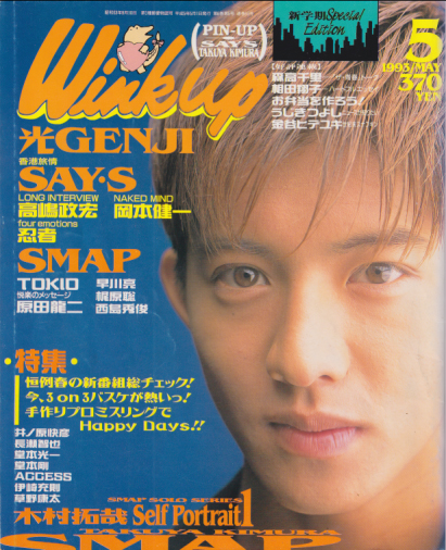  ウインク・アップ/Wink up 1993年5月号 雑誌