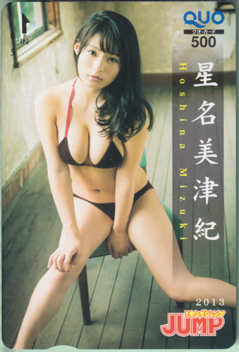 星名美津紀 週刊ヤングジャンプ 2013年11月14日号 (No.48) クオカード