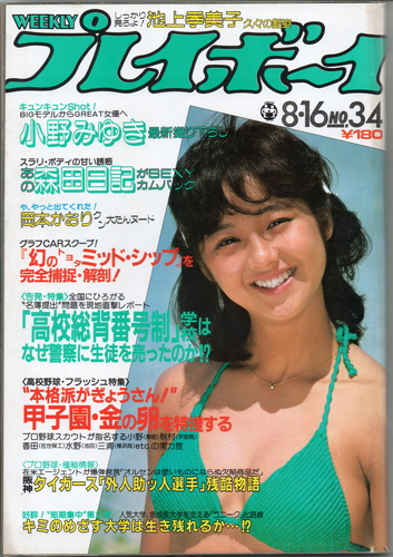  週刊プレイボーイ 1983年8月16日号 (No.34) 雑誌