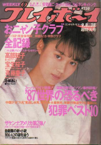  週刊プレイボーイ 1987年9月8日号 (No.38) 雑誌