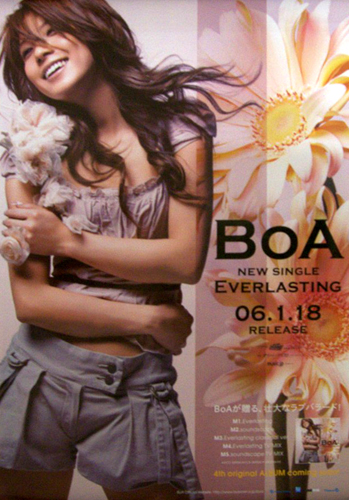 BoA シングル「EVERLASTING」 ポスター