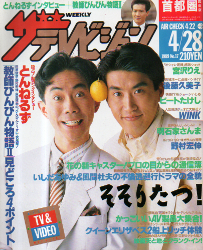  週刊ザテレビジョン 1989年4月28日号 (No.17) 雑誌