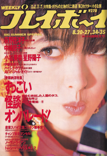  週刊プレイボーイ 1991年8月27日号 (No.34・35) 雑誌