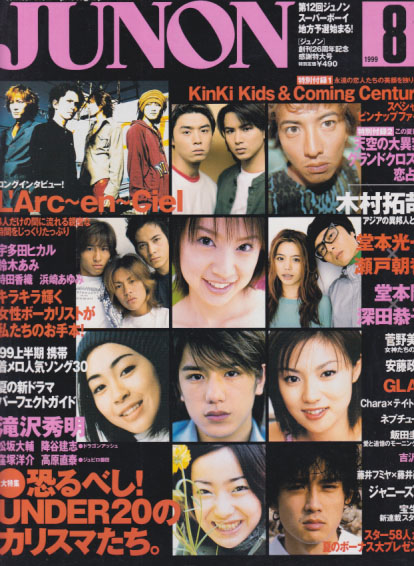  ジュノン/JUNON 1999年8月号 (27巻 8号) 雑誌