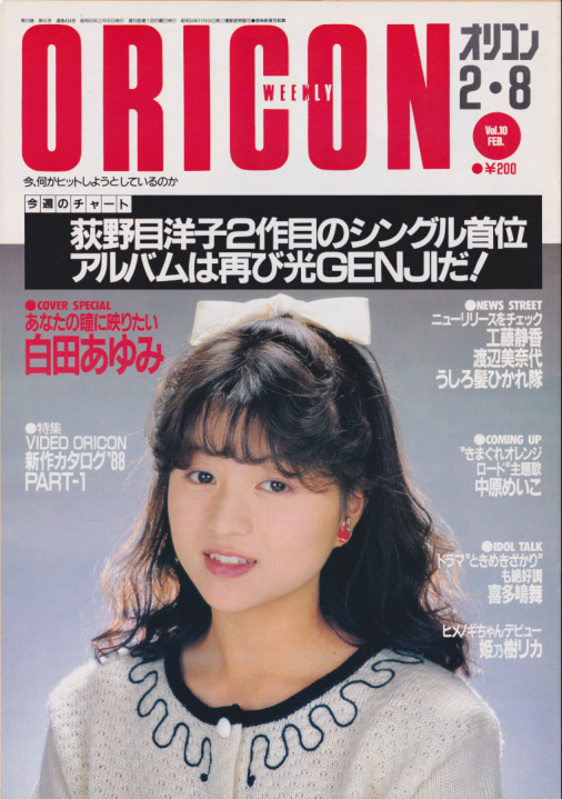 オリコン・ウィークリー/Oricon 1988年2月8日号 (434号) [雑誌 
