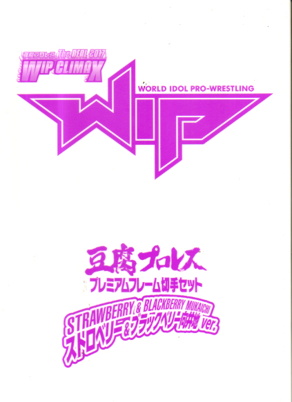 向井地美音 豆腐プロレス プレミアムフレーム切手セット ストロベリー＆ブラックベリー向井地ver. その他のグッズ