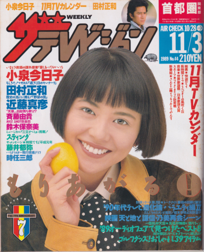  週刊ザテレビジョン 1989年11月3日号 (No.44) 雑誌