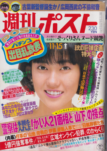  週刊ポスト 1985年11月15日号 (826号) 雑誌