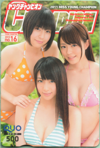 菅原梨央, 堀川美加子, ほか ヤングチャンピオン 2012年8月14日号 (No.16) クオカード