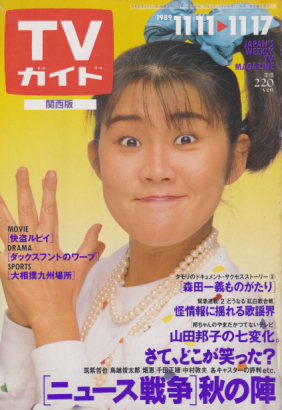  TVガイド 1989年11月17日号 (1402号/※関西版) 雑誌