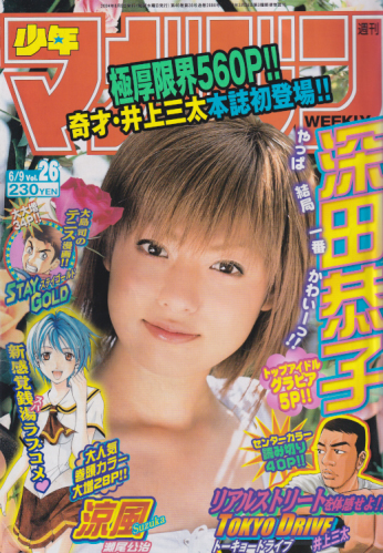 ヤングマガジン 2004年9月6日号 ※表紙 井上和香田澤麻衣6p