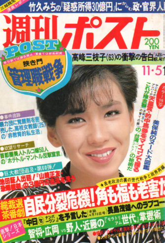  週刊ポスト 1982年11月5日号 (675号) 雑誌