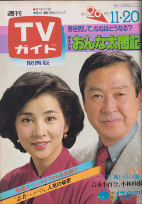  TVガイド 1981年11月20日号 (993号/※関西版) 雑誌