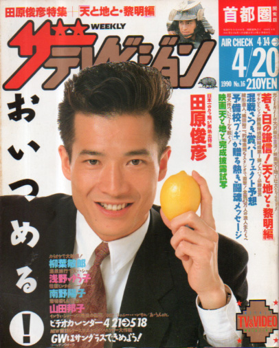  週刊ザテレビジョン 1990年4月20日号 (No.16) 雑誌