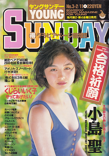  週刊ヤングサンデー 1994年2月11日号 (No.3) 雑誌