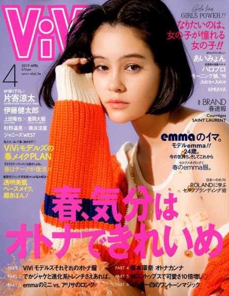  ヴィヴィ/ViVi 2019年4月号 雑誌