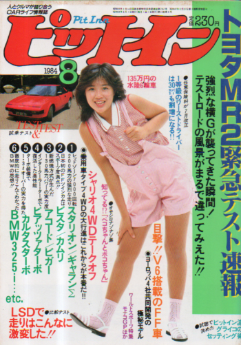  ピットイン 1984年8月号 雑誌