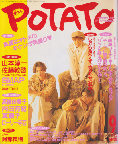 ポテト/POTATO 1993年9月号 雑誌