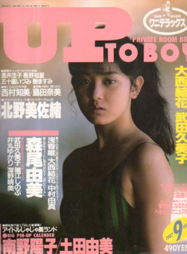  アップトゥボーイ/Up to boy 1987年9月号 (Vol.9) 雑誌