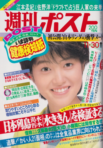  週刊ポスト 1984年11月30日号 (778号) 雑誌