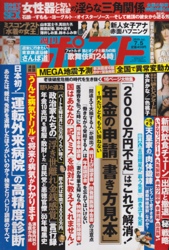  週刊ポスト 2019年7月5日号 (通巻2523号) 雑誌