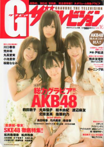  グラビアザテレビジョン 2010年5月号 (vol.16) 雑誌