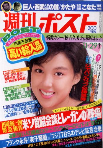  週刊ポスト 1985年11月29日号 (828号) 雑誌