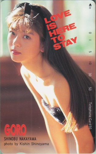 中山忍 GORO/ゴロー テレカ