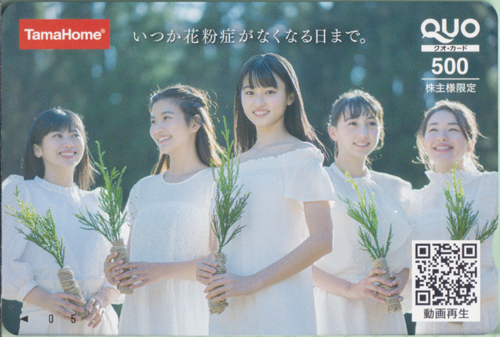 菊池日菜子, 瀬戸南, ほか タマホーム TamaHome クオカード