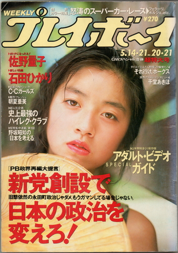  週刊プレイボーイ 1991年5月21日号 (No.20・21) 雑誌