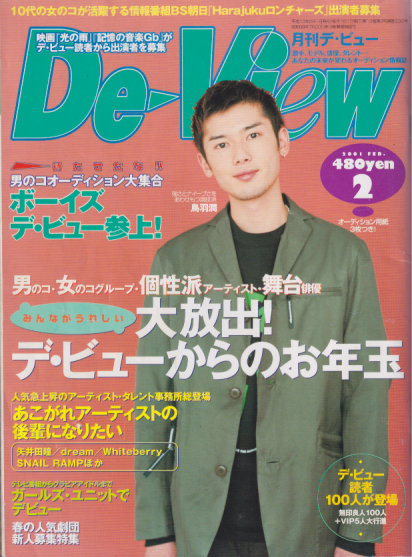  月刊デ・ビュー/De-View 2001年2月号 雑誌