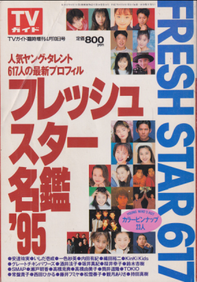  TVガイド臨時増刊 フレッシュスター名鑑 ’95 その他の書籍