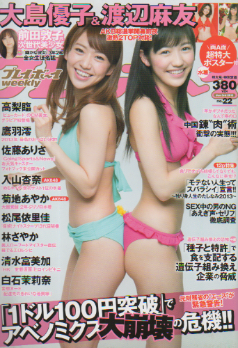  週刊プレイボーイ 2013年6月3日号 (No.22) 雑誌